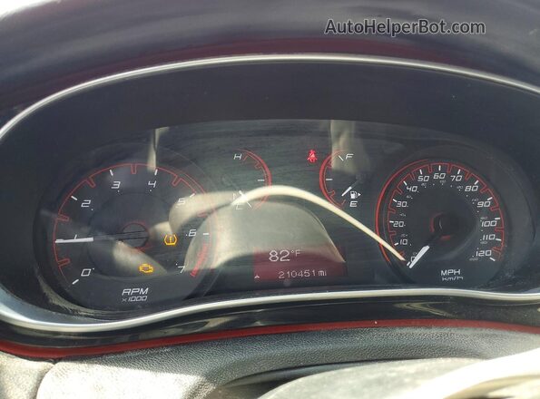 1C3CDFFA1GD816260 2016 DODGE DART Red Սարքավորումների վահանակի տեսք
