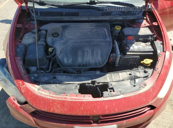 1C3CDFFA1GD816260 2016 DODGE DART Red Սալոնի հետևի տեսք