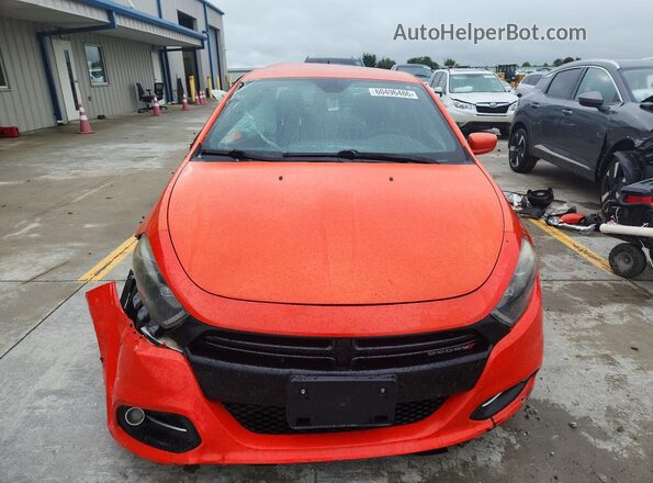1C3CDFFA3GD822531 2016 DODGE DART Orange Widok z przodu