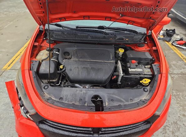 1C3CDFFA3GD822531 2016 DODGE DART Orange Widok wnętrza z tyłu