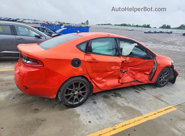 1C3CDFFA3GD822531 2016 DODGE DART Orange Tył prawy