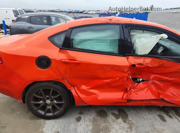 1C3CDFFA3GD822531 2016 DODGE DART Orange Widok tylnych siedzeń