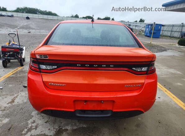 1C3CDFFA3GD822531 2016 DODGE DART Orange Widok z tyłu
