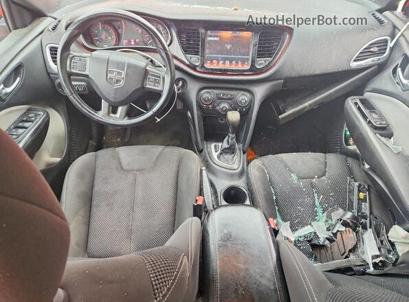 1C3CDFFA3GD822531 2016 DODGE DART Orange Widok deski rozdzielczej