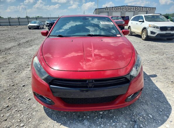 1C3CDFFA4GD791693 2016 DODGE DART Red Front view