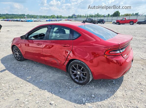 1C3CDFFA4GD791693 2016 DODGE DART Red Rear left