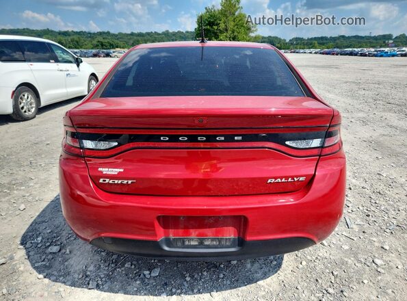 1C3CDFFA4GD791693 2016 DODGE DART Red Rear view