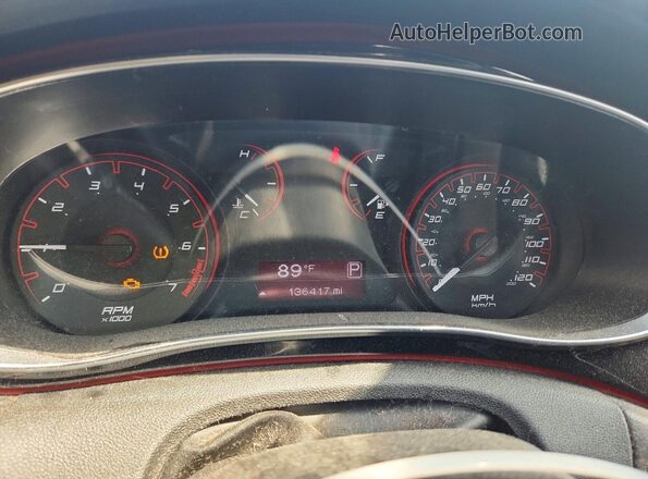 1C3CDFFA4GD791693 2016 DODGE DART Red Instrument cluster view