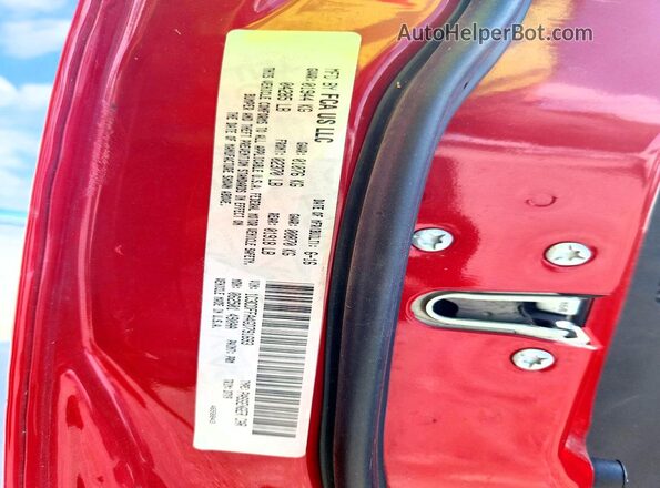 1C3CDFFA4GD791693 2016 DODGE DART Red Engine compartment view