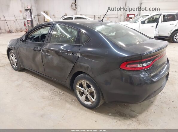 1C3CDFFA4GD796683 2016 DODGE DART Черный Задняя левая четверть