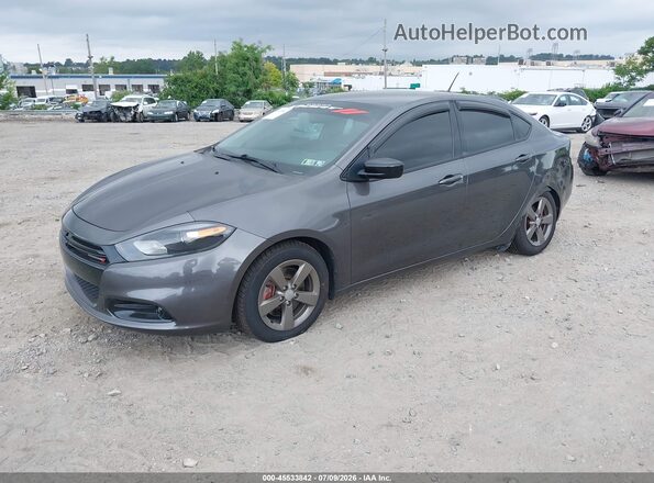 1C3CDFFA7GD802217 2016 DODGE DART Gray Առջևի ձախ երեք քառորդ տեսարան