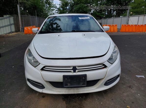1C3CDFFA7GD820846 2016 DODGE DART White Front view