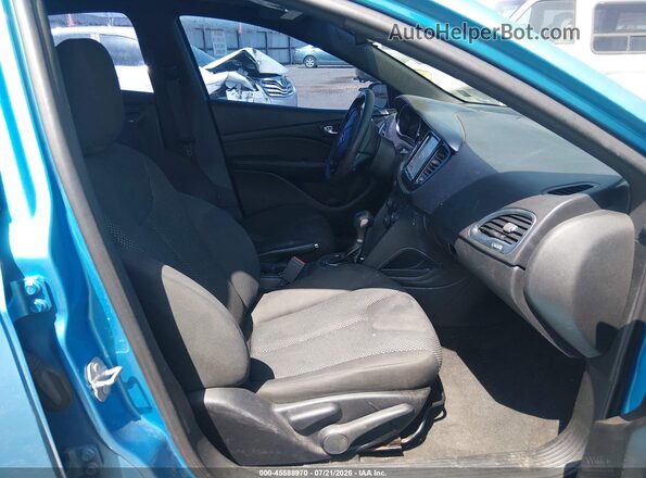 1C3CDFFA9GD817057 2016 DODGE DART Blue Widok wnętrza z przodu