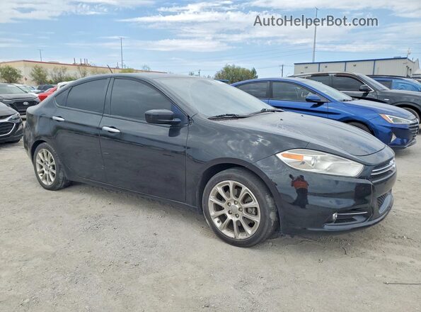 1C3CDFFA9GD819441 2016 DODGE DART Black წინა მარჯვენა