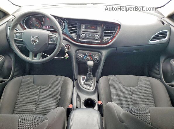 1C3CDFFA9GD819441 2016 DODGE DART Black წინა პანელის ხედი