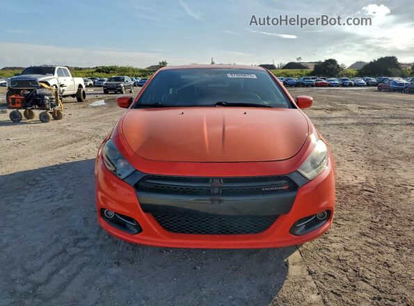 1C3CDFFA9GD822548 2016 DODGE DART Orange Front view