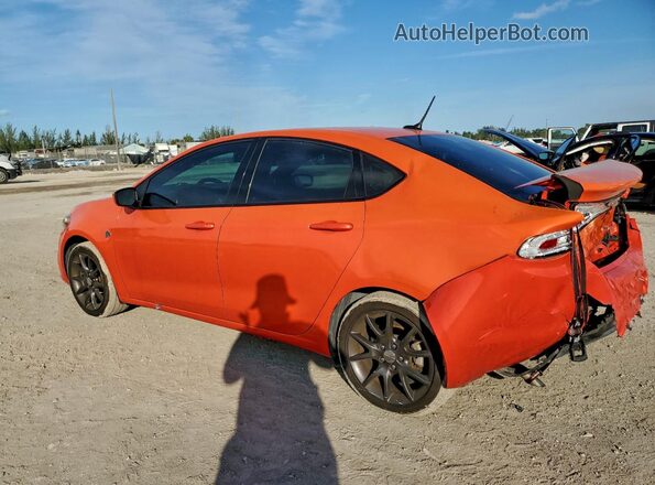 1C3CDFFA9GD822548 2016 DODGE DART Orange Rear left