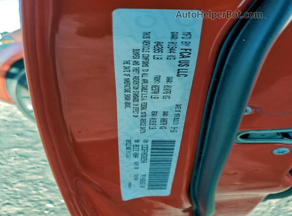 1C3CDFFA9GD822548 2016 DODGE DART Orange Engine compartment view