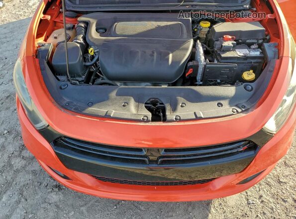 1C3CDFFA9GD822548 2016 DODGE DART Orange Rear interior view