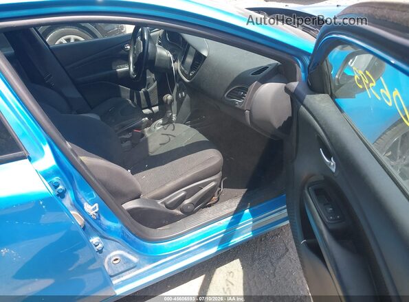1C3CDFFAXGD820517 2016 DODGE DART Blue Widok wnętrza z przodu