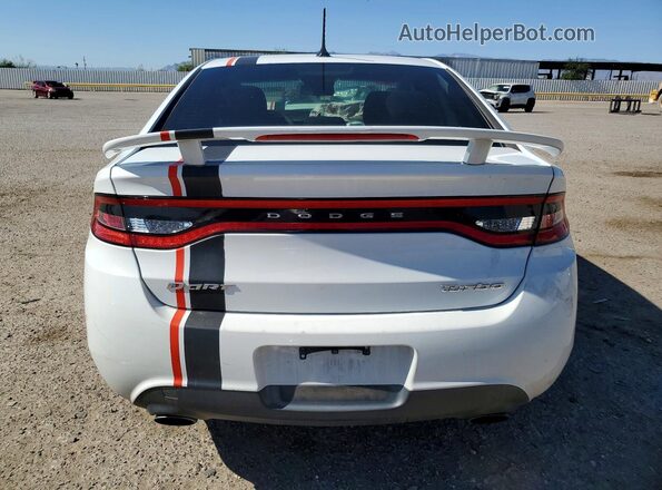 1C3CDFFH5GD796396 2016 DODGE DART White უკანა ხედი