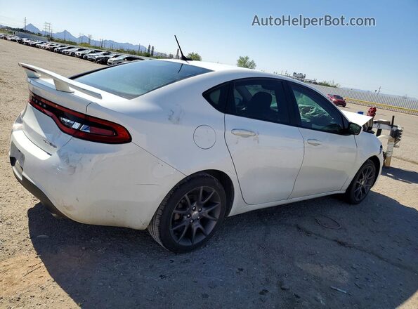 1C3CDFFH5GD796396 2016 DODGE DART White უკანა მარჯვენა