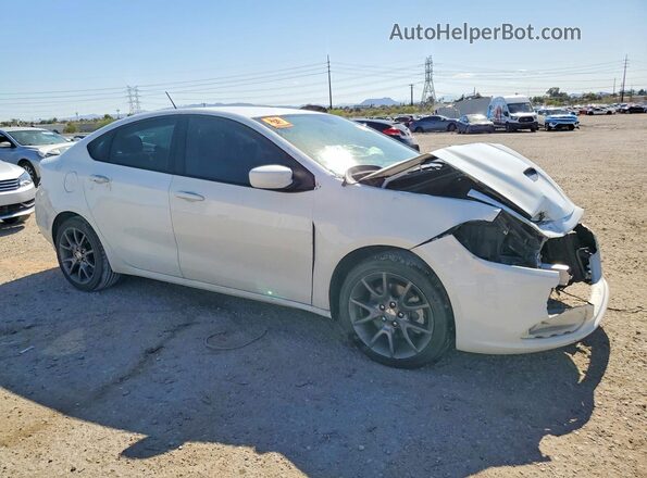 1C3CDFFH5GD796396 2016 DODGE DART White წინა მარჯვენა