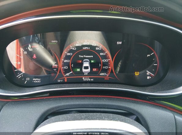 1C3CDFGB4GD801887 2016 DODGE DART Orange Rear seats view