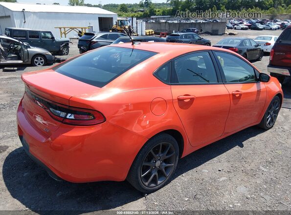 1C3CDFGB4GD801887 2016 DODGE DART Orange Rear right
