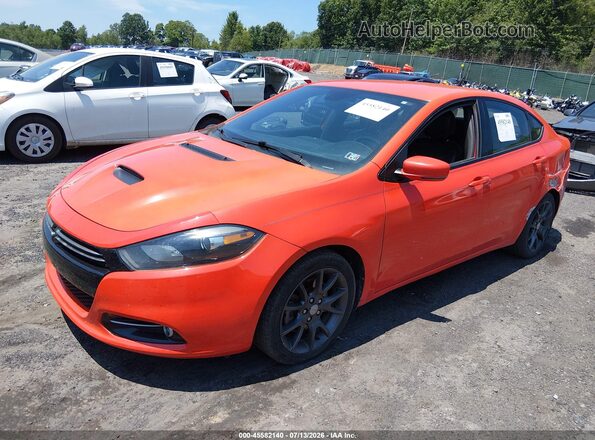 1C3CDFGB4GD801887 2016 DODGE DART Orange Front left