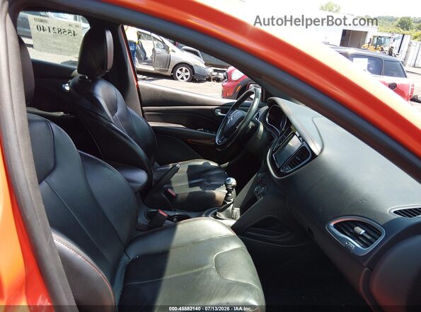 1C3CDFGB4GD801887 2016 DODGE DART Orange Front interior view