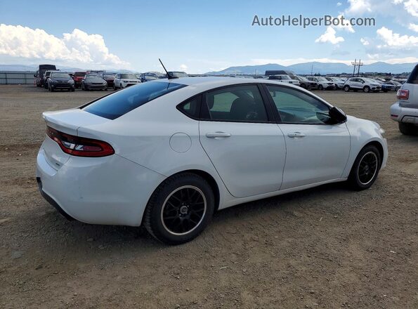 1C3CDFGB6GD816553 2016 DODGE DART Белый Задняя правая четверть
