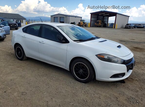 1C3CDFGB6GD816553 2016 DODGE DART Белый Передняя правая четверть