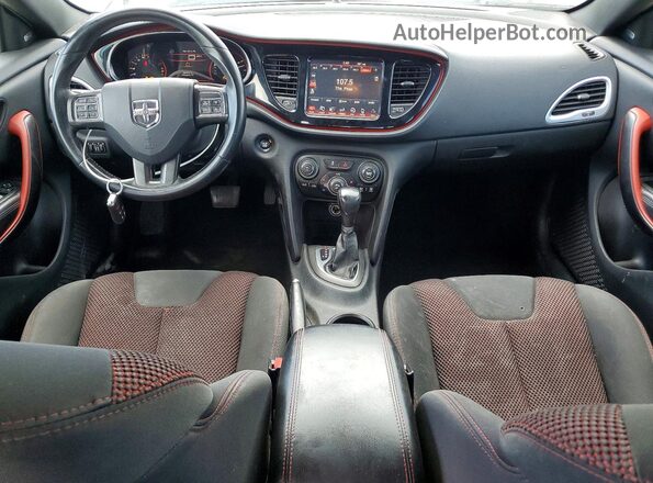 1C3CDFGB6GD816553 2016 DODGE DART Белый Вид панели приборов