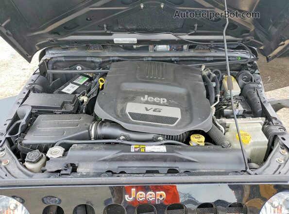1C4AJWAG3GL204316 2016 JEEP WRANGLER Black Widok wnętrza z tyłu