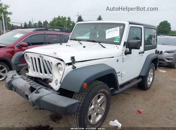 1C4AJWAG3GL255721 2016 JEEP WRANGLER White Przód lewy