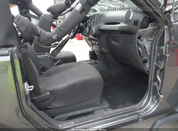 1C4AJWAG3GL308644 2016 JEEP WRANGLER Gray Widok wnętrza z przodu