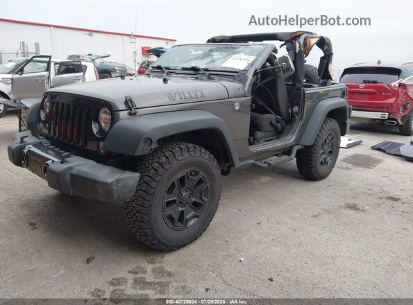 1C4AJWAG3GL308644 2016 JEEP WRANGLER Gray Przód lewy