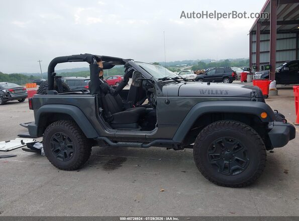 1C4AJWAG3GL308644 2016 JEEP WRANGLER Gray Widok wnętrza 360 stopni