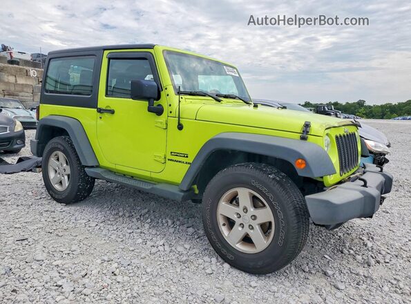 1C4AJWAG4GL339269 2016 JEEP WRANGLER Green Przód prawy