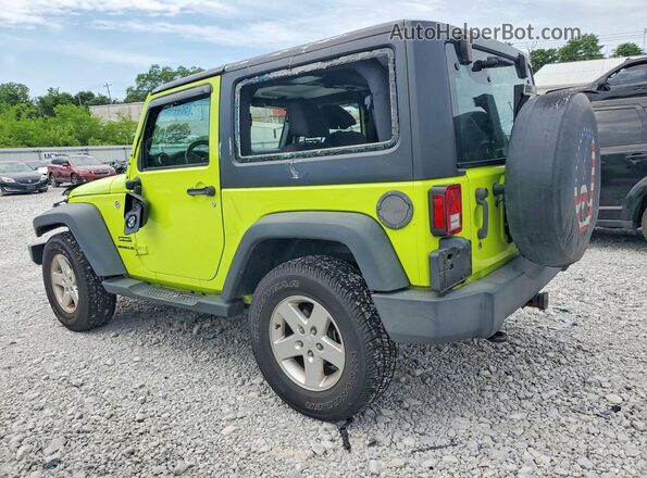 1C4AJWAG4GL339269 2016 JEEP WRANGLER Green Tył lewy