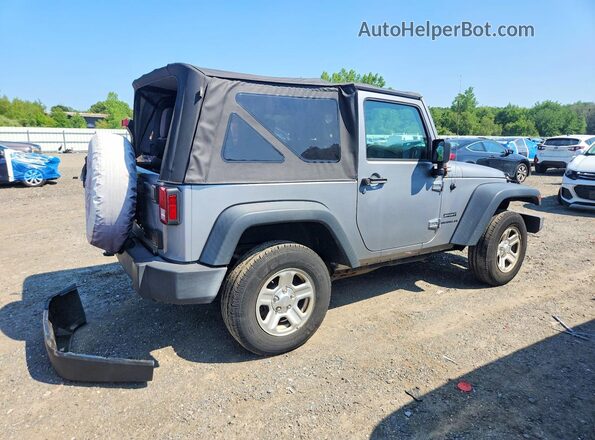 1C4AJWAG6GL158447 2016 JEEP WRANGLER Серебряный Задняя правая четверть