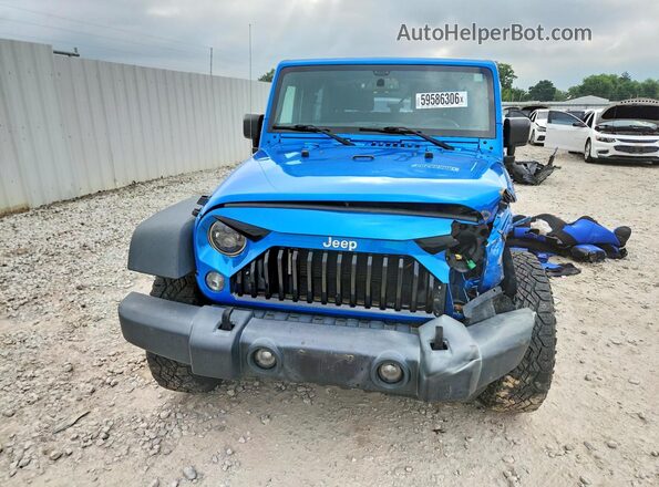 1C4AJWAG6GL187771 2016 JEEP WRANGLER Blue Vista frontal