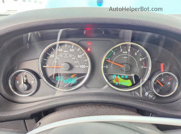 1C4AJWAG6GL187771 2016 JEEP WRANGLER Blue Vista del cuadro de instrumentos