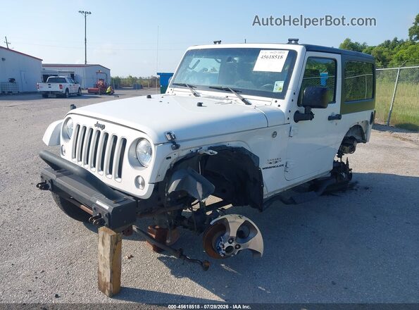 1C4AJWBG2GL128294 2016 JEEP WRANGLER White Vista tres cuartos delantera izquierda
