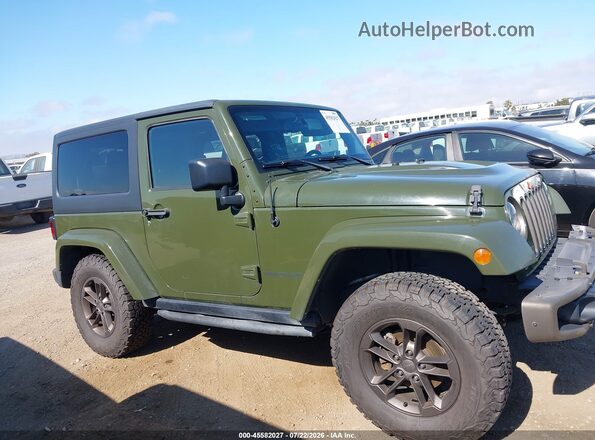 1C4AJWBG2GL282018 2016 JEEP WRANGLER Green Սալոնի հետևի տեսք