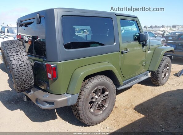 1C4AJWBG2GL282018 2016 JEEP WRANGLER Green Հետևի աջ