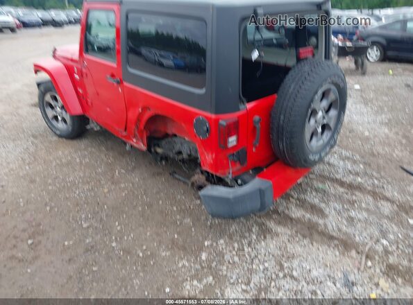1C4AJWBG3GL218506 2016 JEEP WRANGLER Red Trasero izquierdo