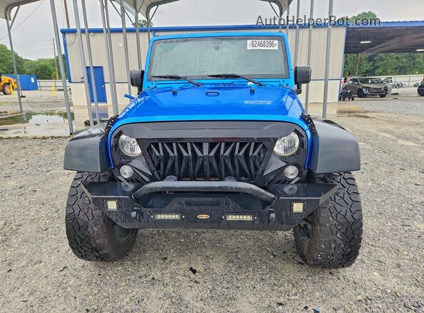 1C4BJWCG0GL104451 2016 JEEP WRANGLER Blue წინა ხედი