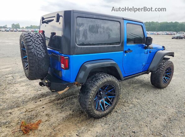 1C4BJWCG0GL104451 2016 JEEP WRANGLER Blue უკანა მარჯვენა